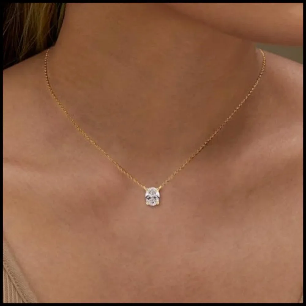 N/A oval moissanite